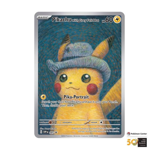 Pikachu Van Gogh Promo Card