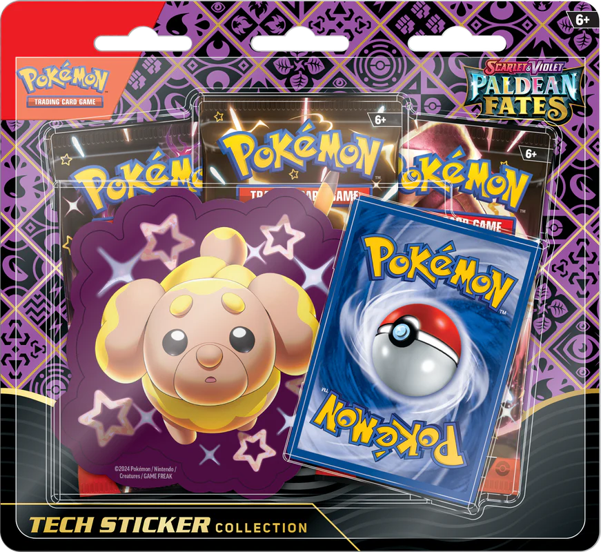 Paldean Fates Tech Sticker Collection 3 Pack Blister