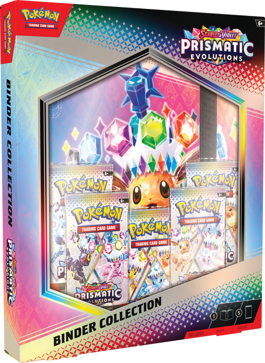 Prismatic Evolution Binder Collection Box (PRE-ORDER LIMIT 2 NO TAXES)