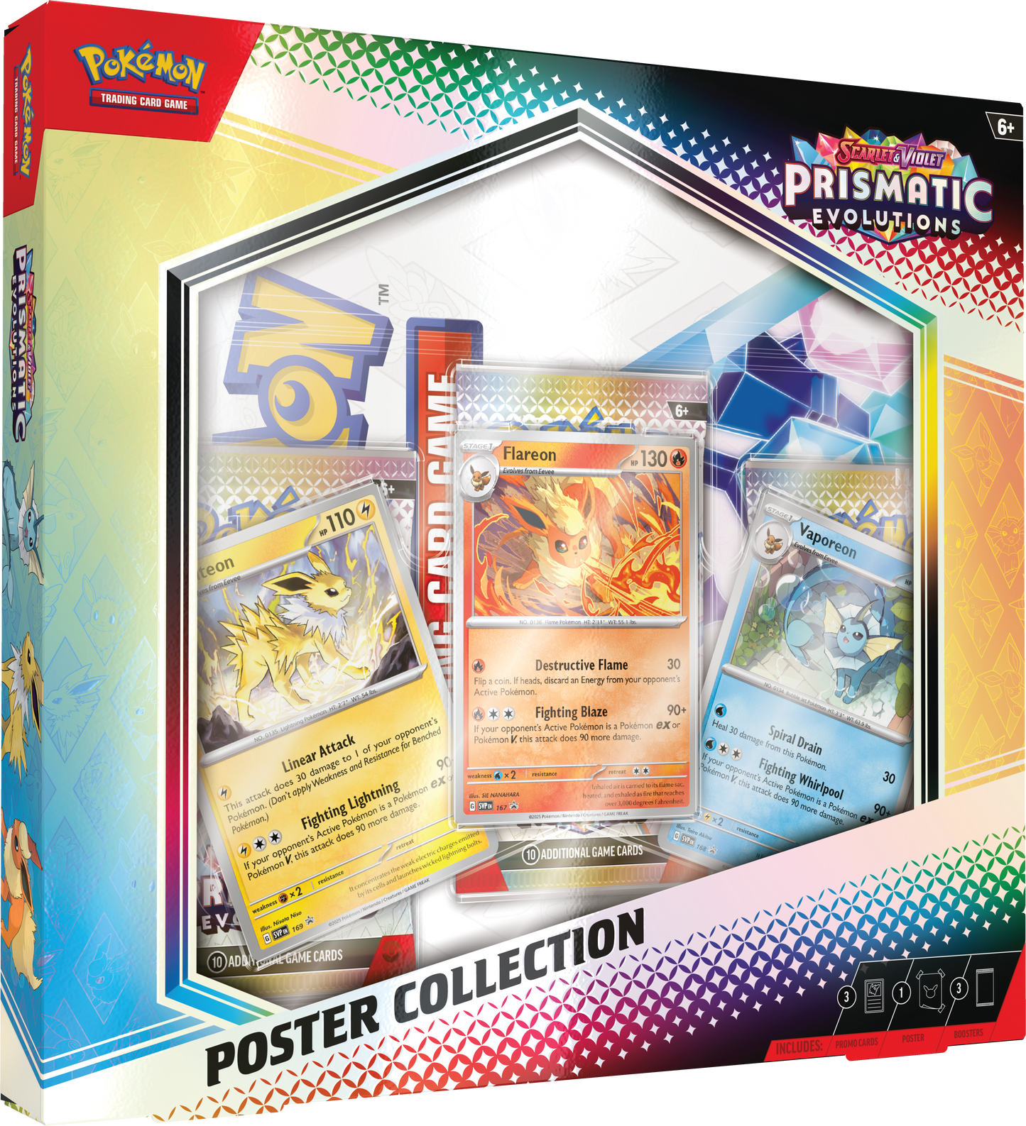 Prismatic Evolution Poster Collection Box (PRE-ORDER LIMIT 2 NO TAXES)