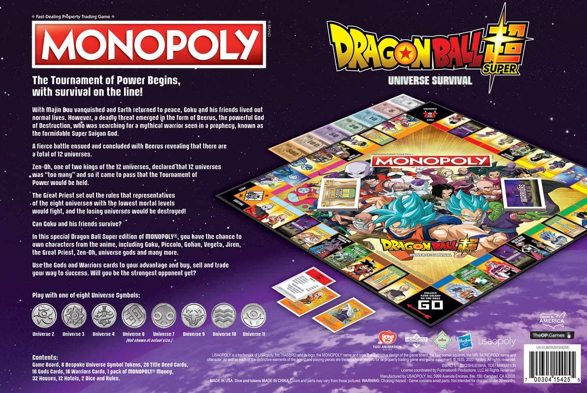 Monopoloy - Dragonball Edition